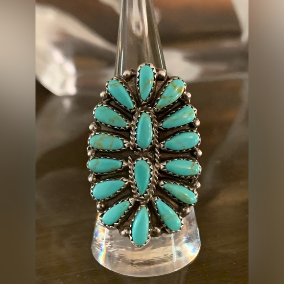 Zuni Turquoise Ring - Picture 1 of 5